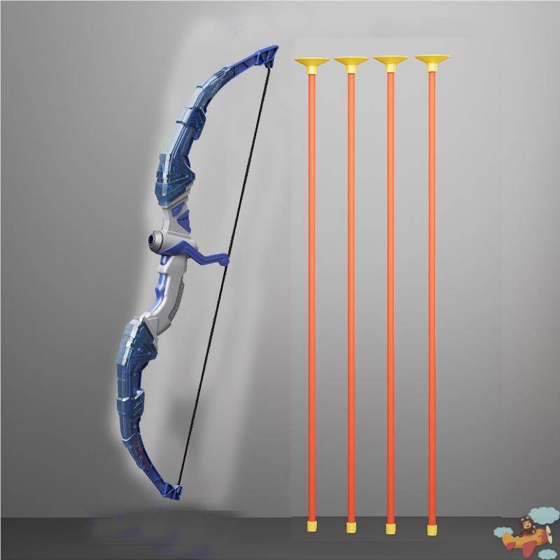 Blue bow with four arrows
